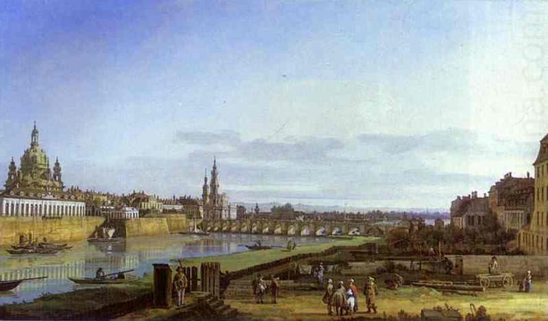 Bernardo Bellotto Dresden from the Right Bank of the Elbe above the Augustus Bridge china oil painting image